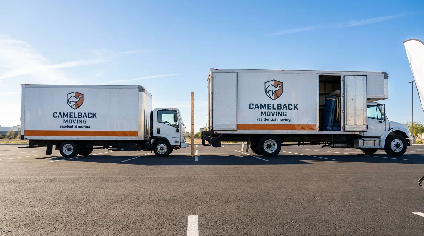 Moving truck size capacity guide in San Juan